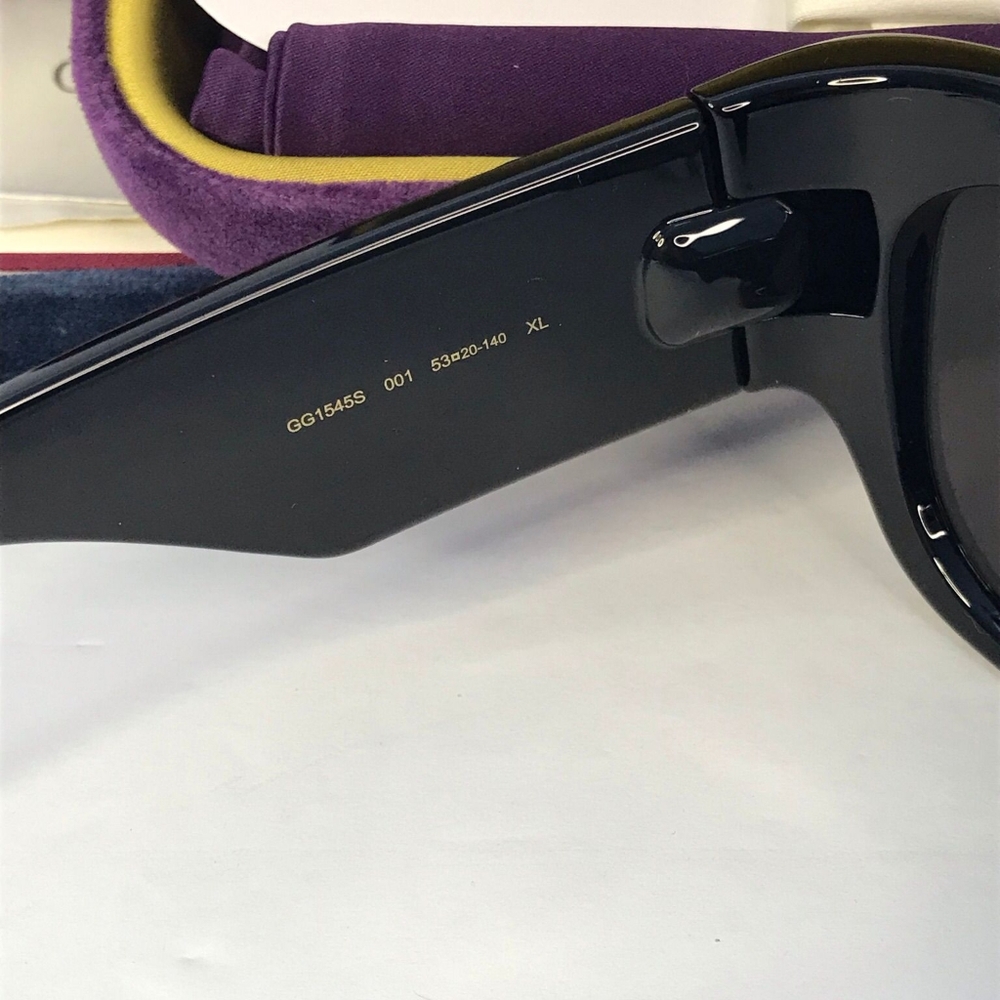 New 💯 Original Gucci Grey Square Ladies Sunglasses GG1545S 001 53. - Picture 11 of 11